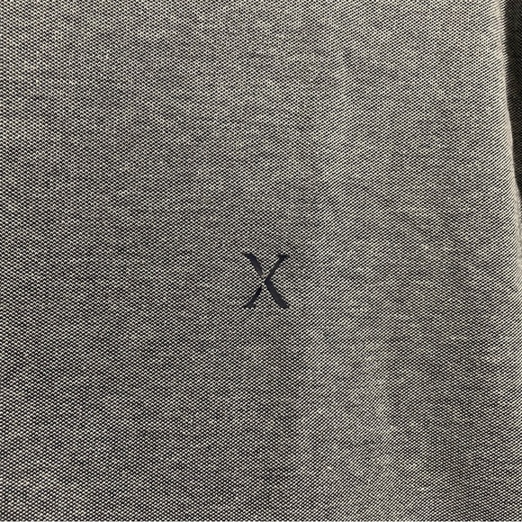 Express Solid Moisture-Wicking Pique Crew Neck T-Shirt Men's Size XL Grey Logo - Picture 4 of 7